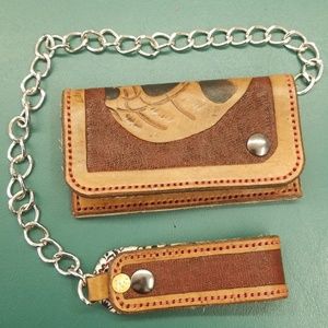 Hand made leather wallet